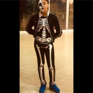 Halloween skeleton suit